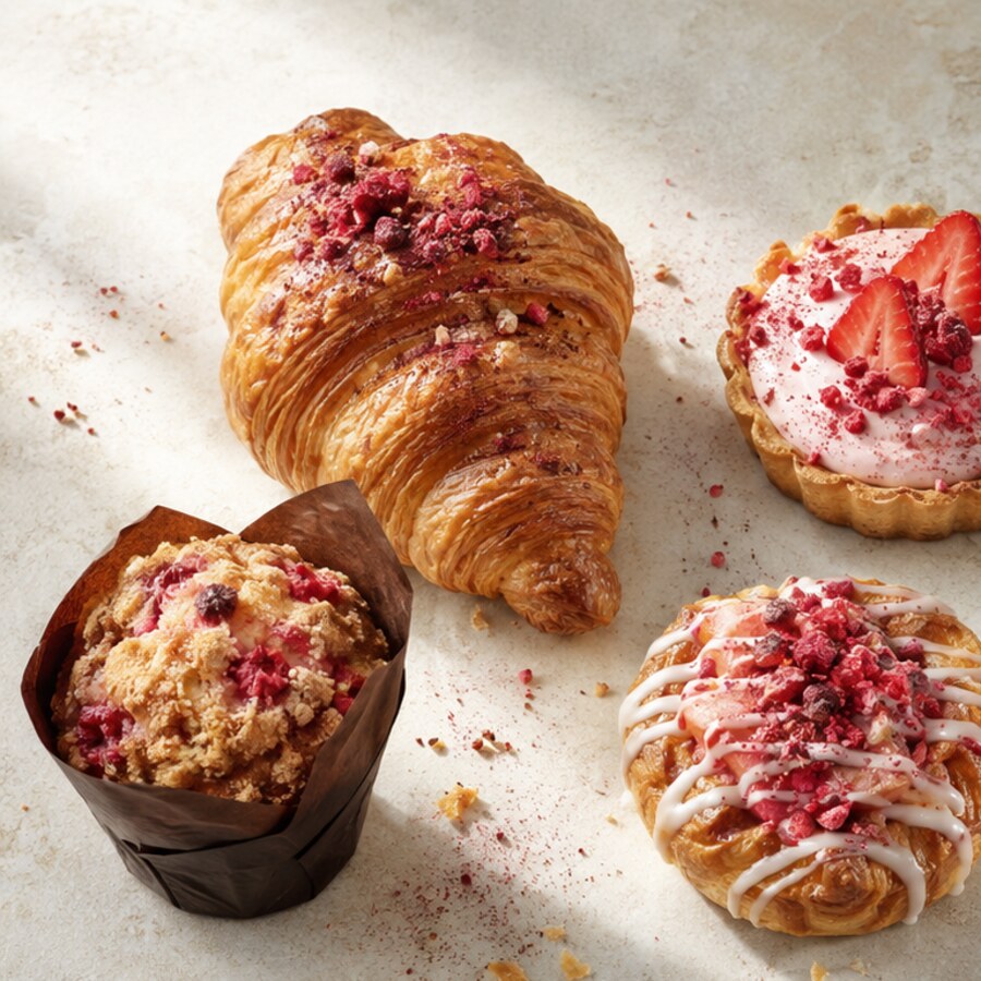 Bakery made with fruit ingredients