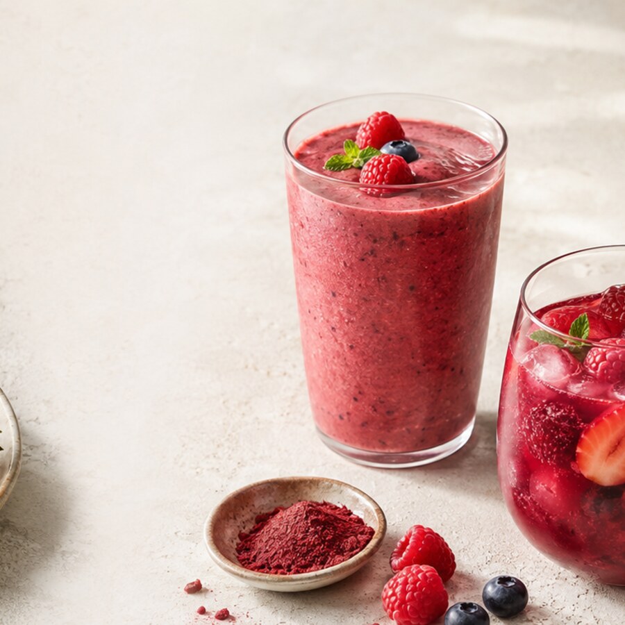 Beverages made with fruit ingredients