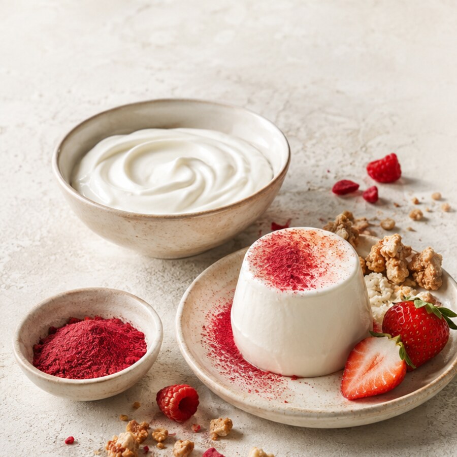 Dairy & dessert made with fruit ingredients